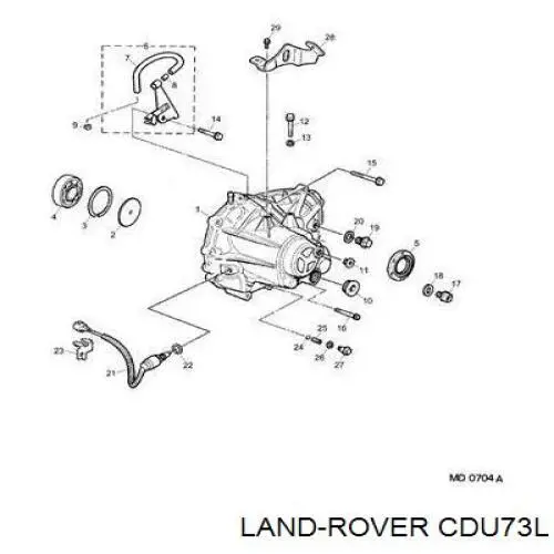 Купить CDU73L Land Rover 