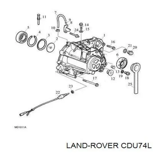 Купить CDU74L Land Rover 