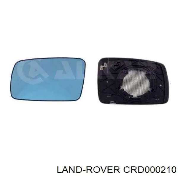 Зеркальный элемент зеркала заднего вида правого CRD000210 Land Rover