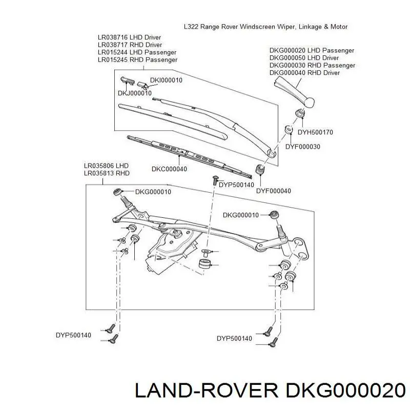 Купить DKG000020 Land Rover 