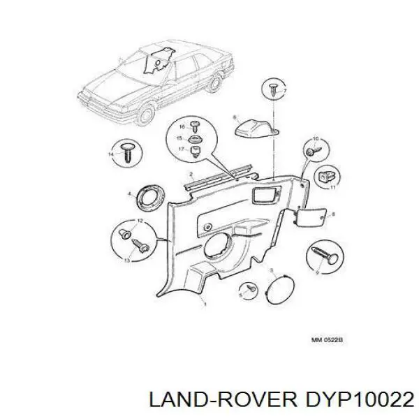  Land Rover LR106494 цена, от 3.64 USD