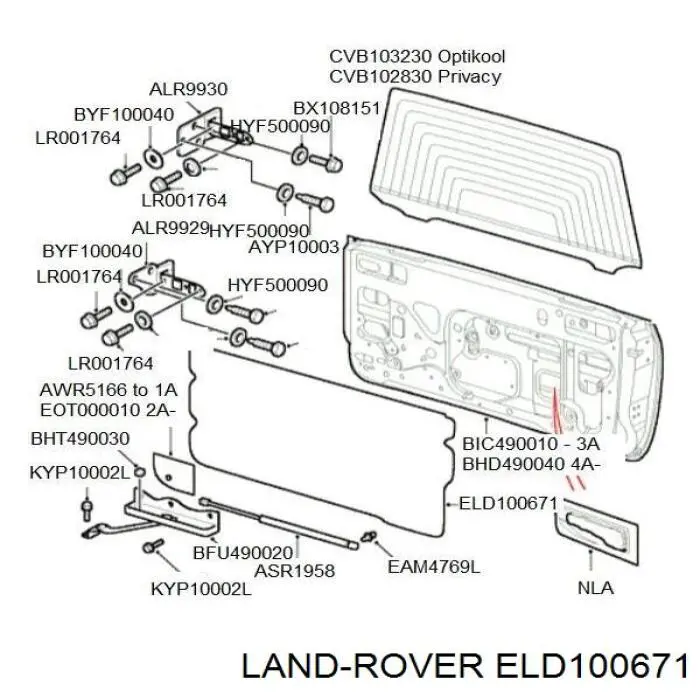  Land Rover ELD100671 цена, от 67.71 USD