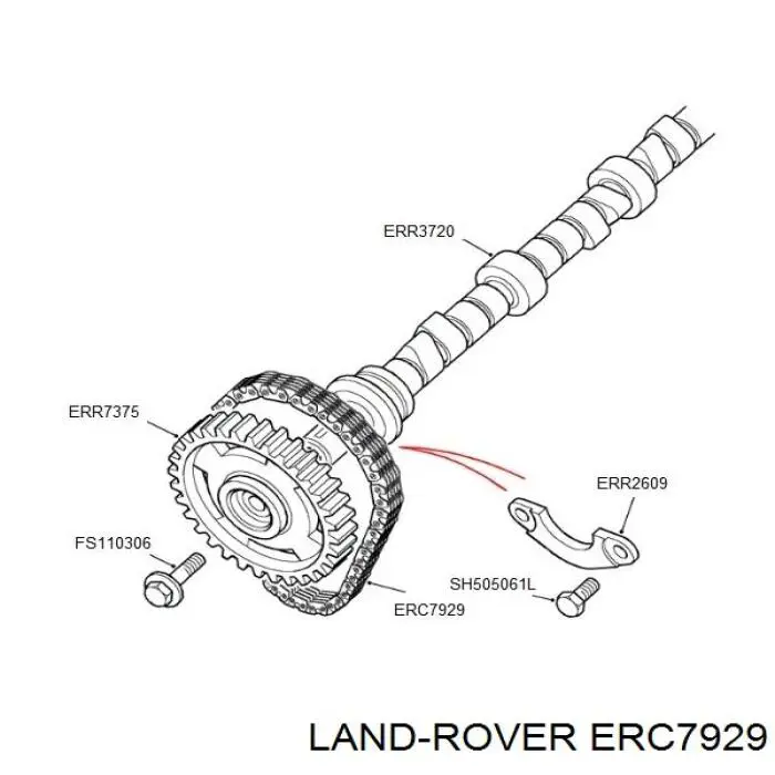 Цепь ГРМ ERC7929 Land Rover