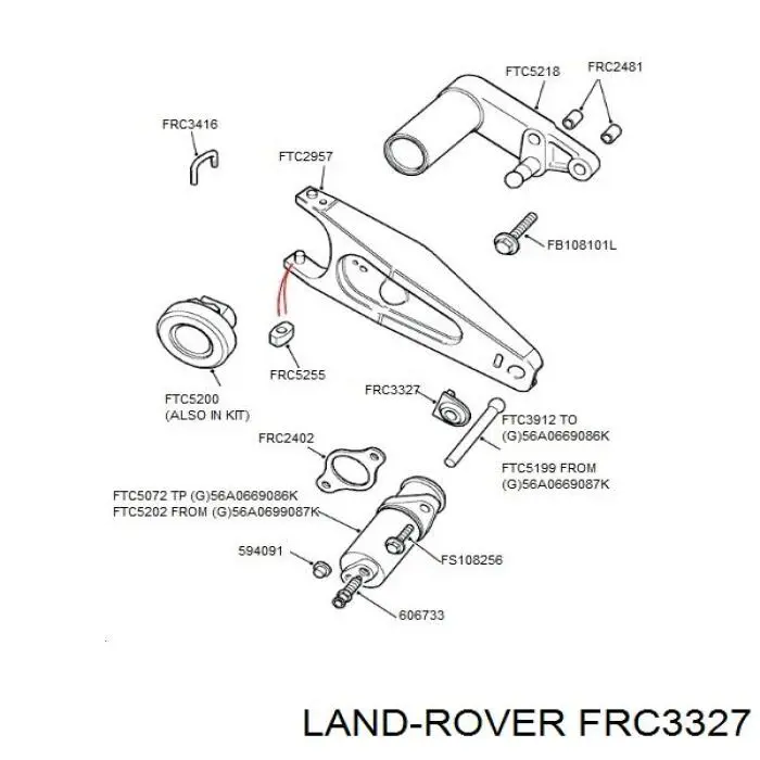  Land Rover FRC3327 цена, от 1.41 USD