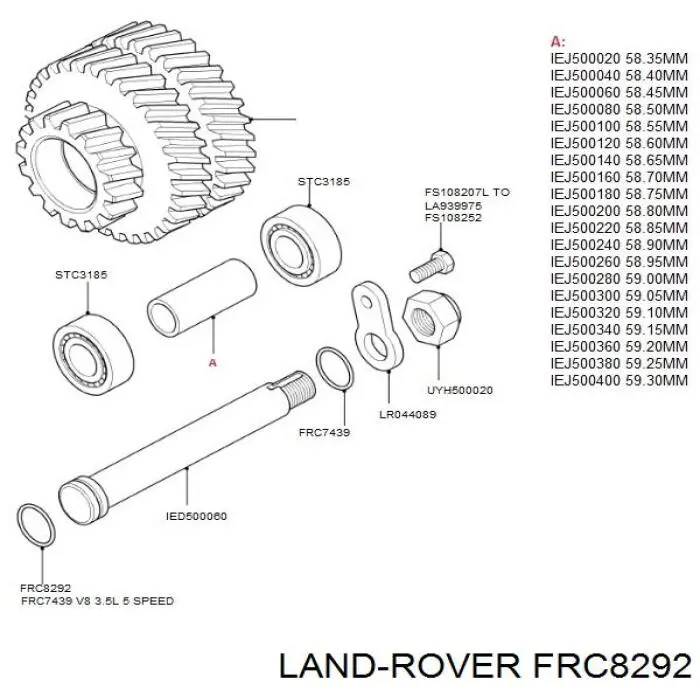  Land Rover FRC8292 цена, от 0.57 USD