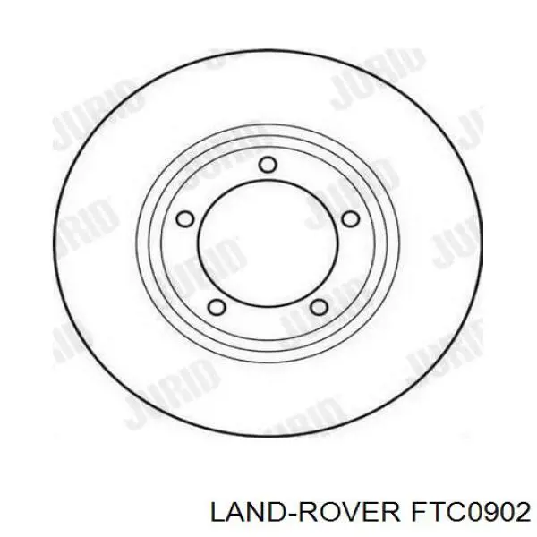 Передние тормозные диски FTC0902 Land Rover