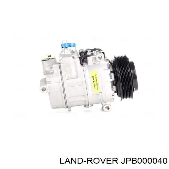 Компрессор кондиционера JPB000040 Land Rover