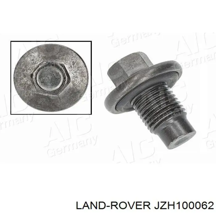 Пробка поддона двигателя JZH100062 Land Rover