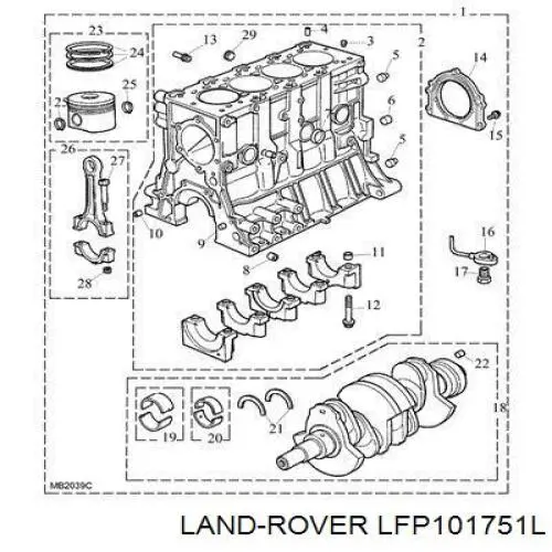  LFP101240L Bearmach