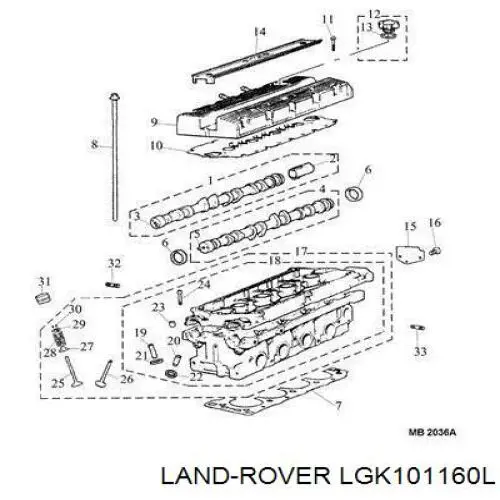  LGK101160L Land Rover