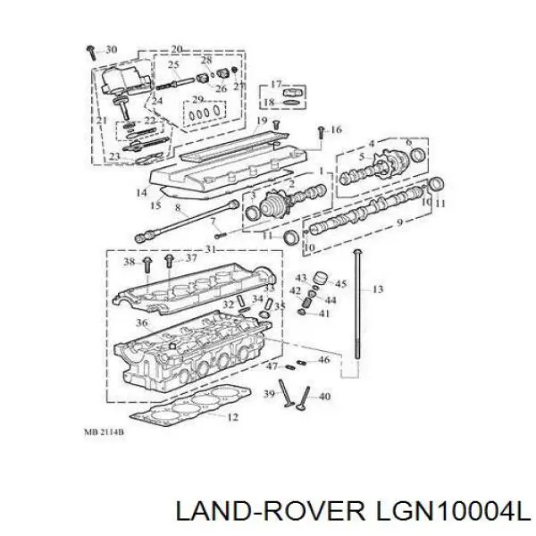 Сухарь клапана Land Rover LGN10004L цена, от 1.27 USD