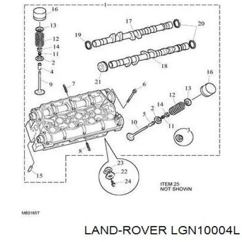 Купить LGN10004L Land Rover Сухарь клапана