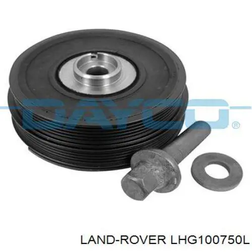 Купить LHG100750L Land Rover Шкив-демпфер коленвала