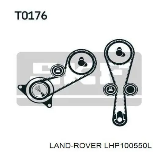 Ролик натяжителя ремня газораспределения Land Rover LHP100550L цена, от 21.33 USD