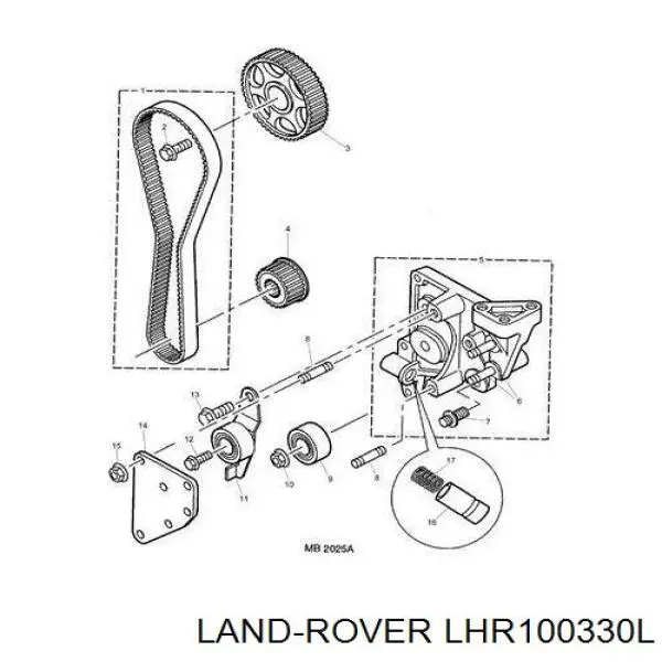 Купить LHR100330L Land Rover 
