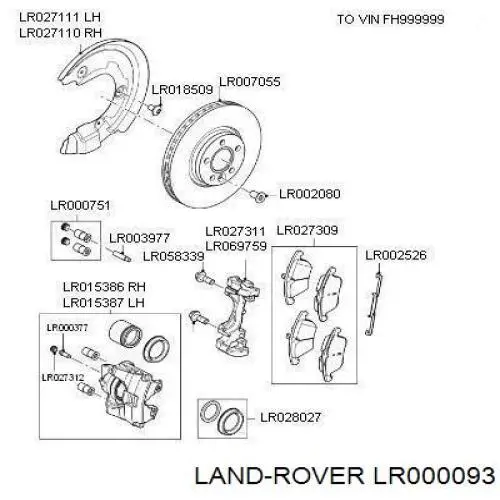 LR000093 Land Rover 