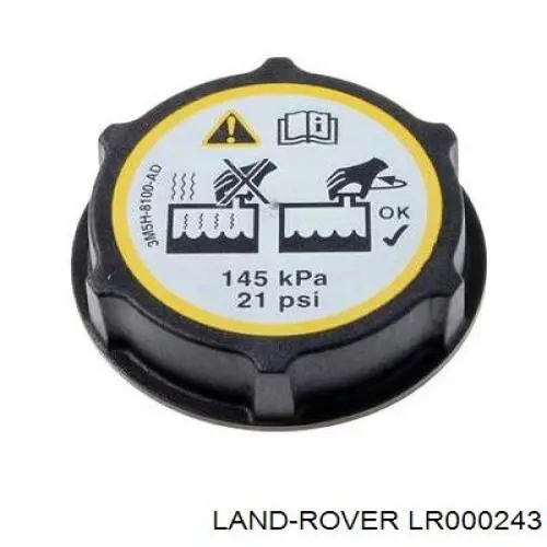LR000243 Land Rover tampa (tampão do tanque de expansão)