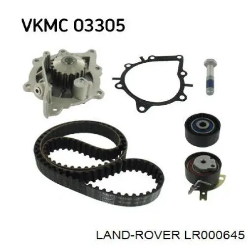 LR000645 Land Rover болт шкива коленвала