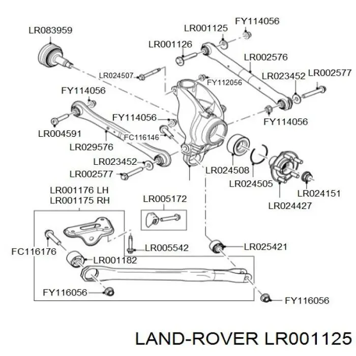 LR001125 Land Rover 