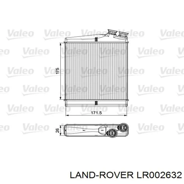 Радиатор печки FP43N215AV AVA