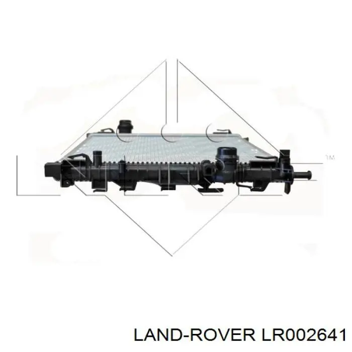 LR002641 Land Rover радиатор