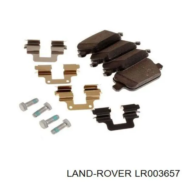 Купить LR003657 Land Rover Колодки тормозные задние, дисковые