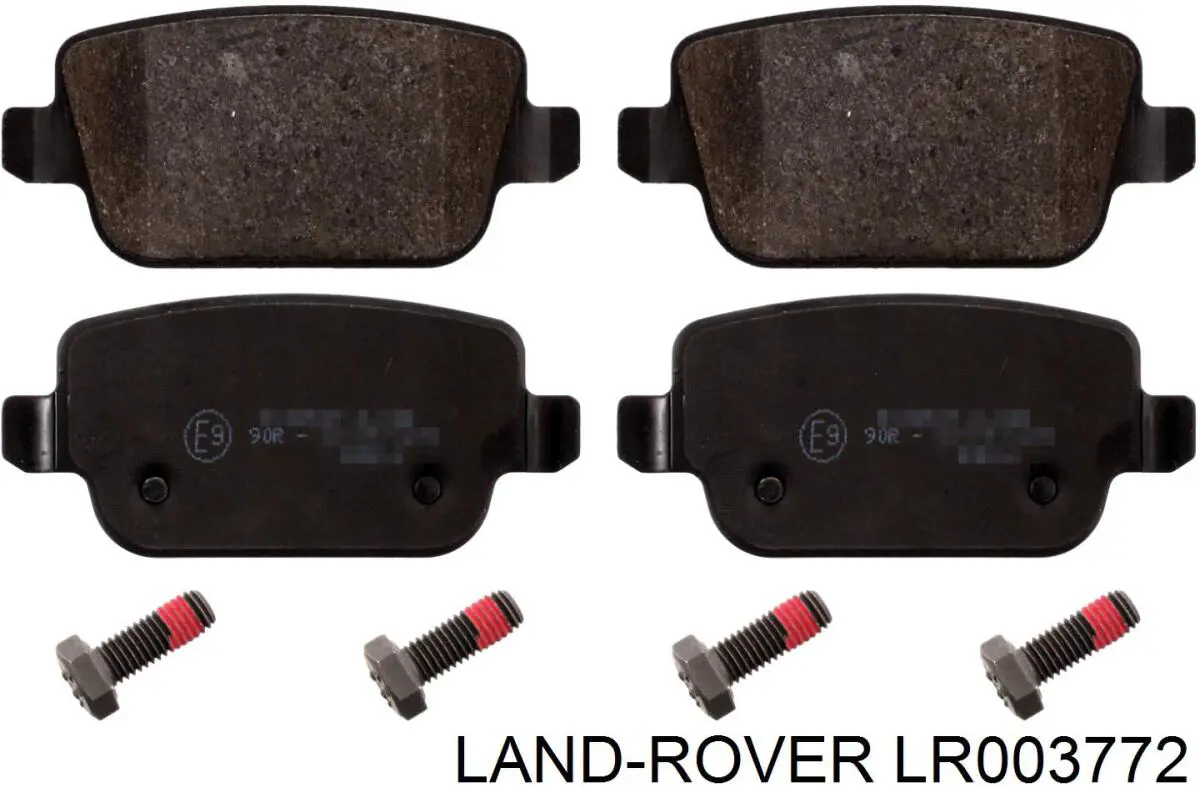 Задние тормозные колодки LR003772 Land Rover