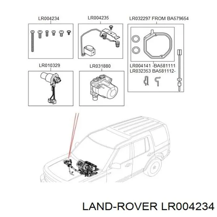 LR004234 Land Rover 