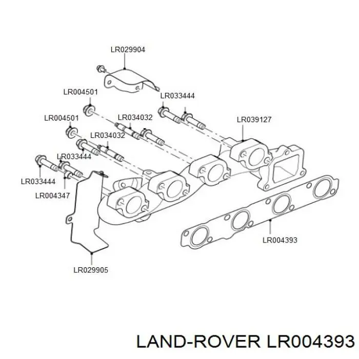 Прокладка коллектора выпускного BSG BSG30116050 цена, от 10.54 USD