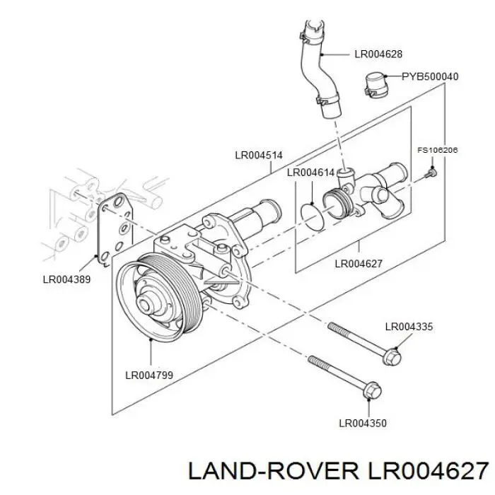 Фланец системы охлаждения CS2185 DP Group