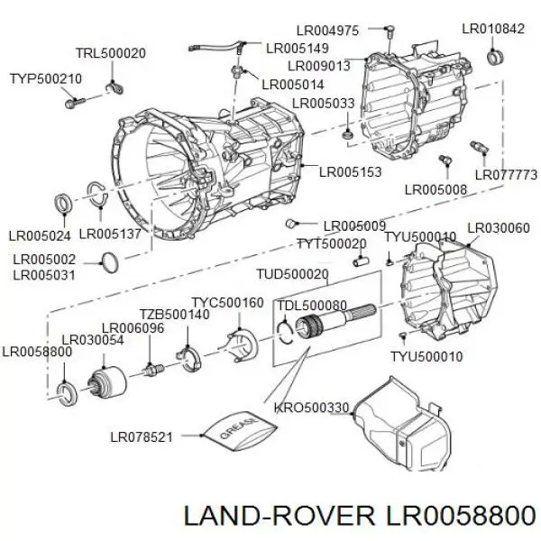 LR0058800 Land Rover 