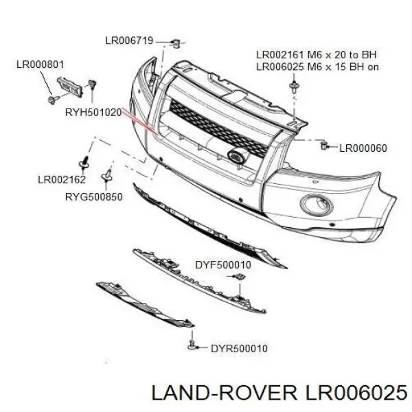  LR006025 Land Rover