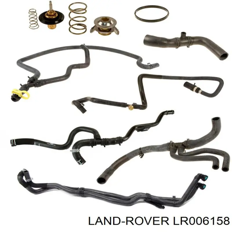 Шланг (патрубок) системы охлаждения на Land Rover Range Rover SPORT I 