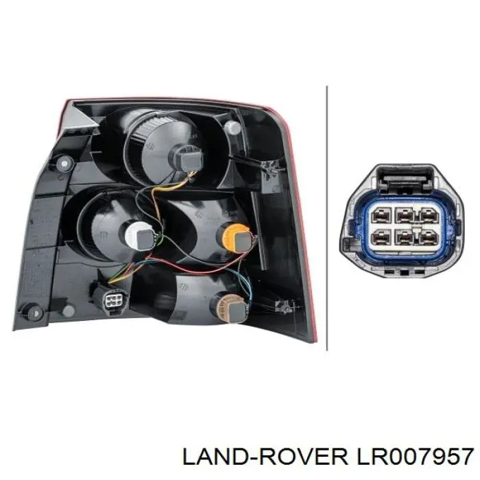 Фонарь задний левый LR007957 Land Rover