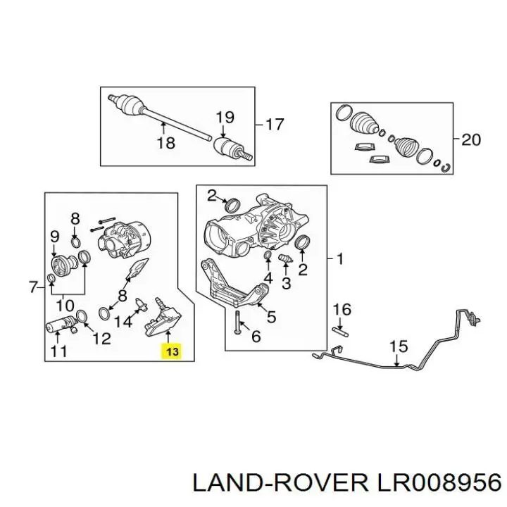  LR008956 Land Rover