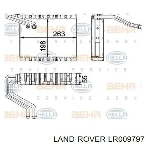 Купить LR009797 Land Rover Радиатор кондиционера салонный, испаритель