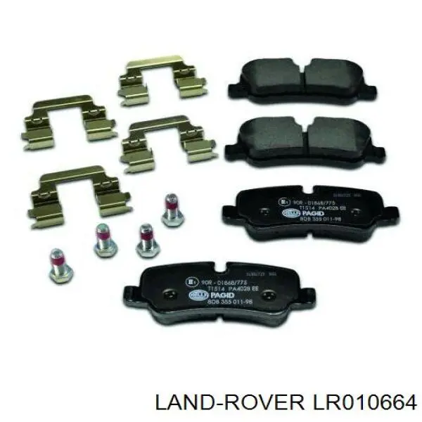 Колодки дисковые  Land Rover LR010664 цена, от 31.10 USD