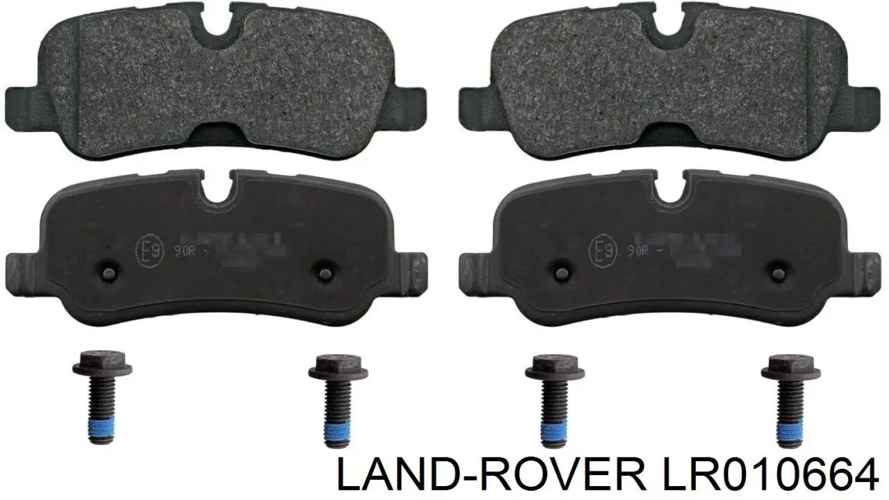 Задние тормозные колодки LR010664 Land Rover