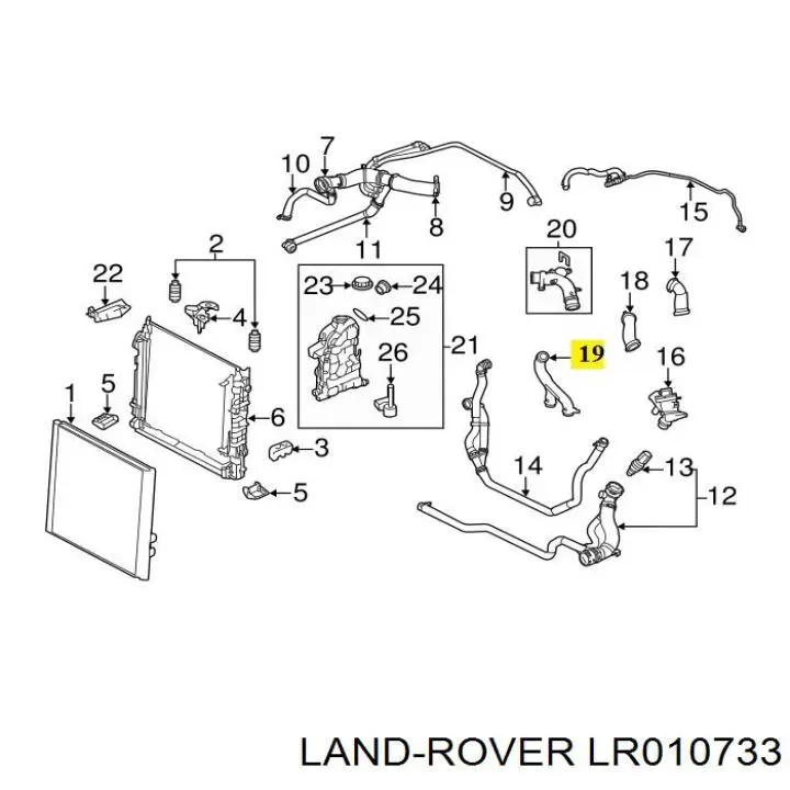  LR010733 Land Rover