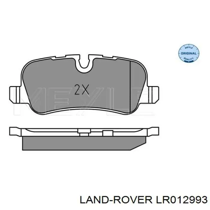 Задние тормозные колодки LR012993 Land Rover