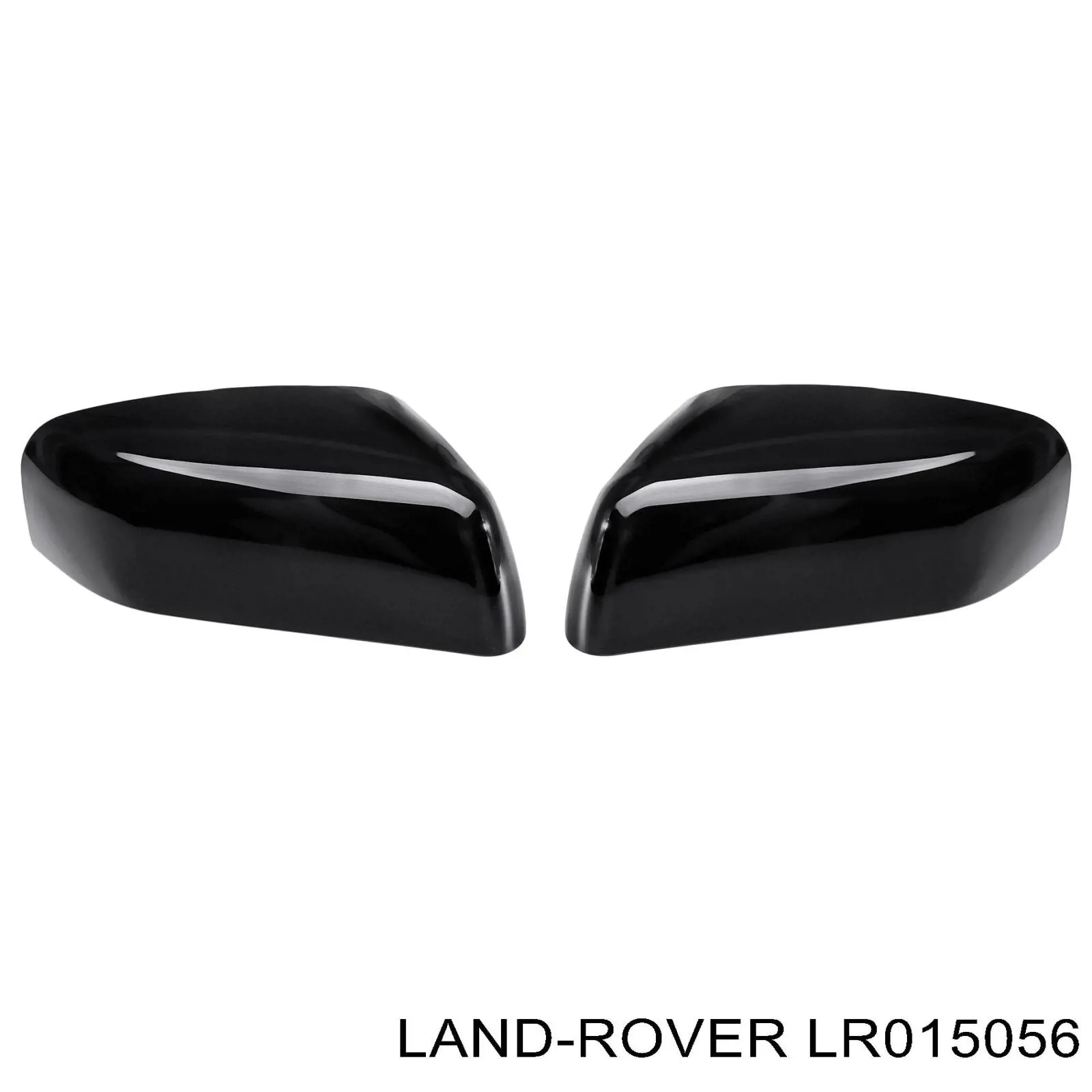 Placa sobreposta (tampa) do espelho de retrovisão direito para Land Rover Discovery (L319)