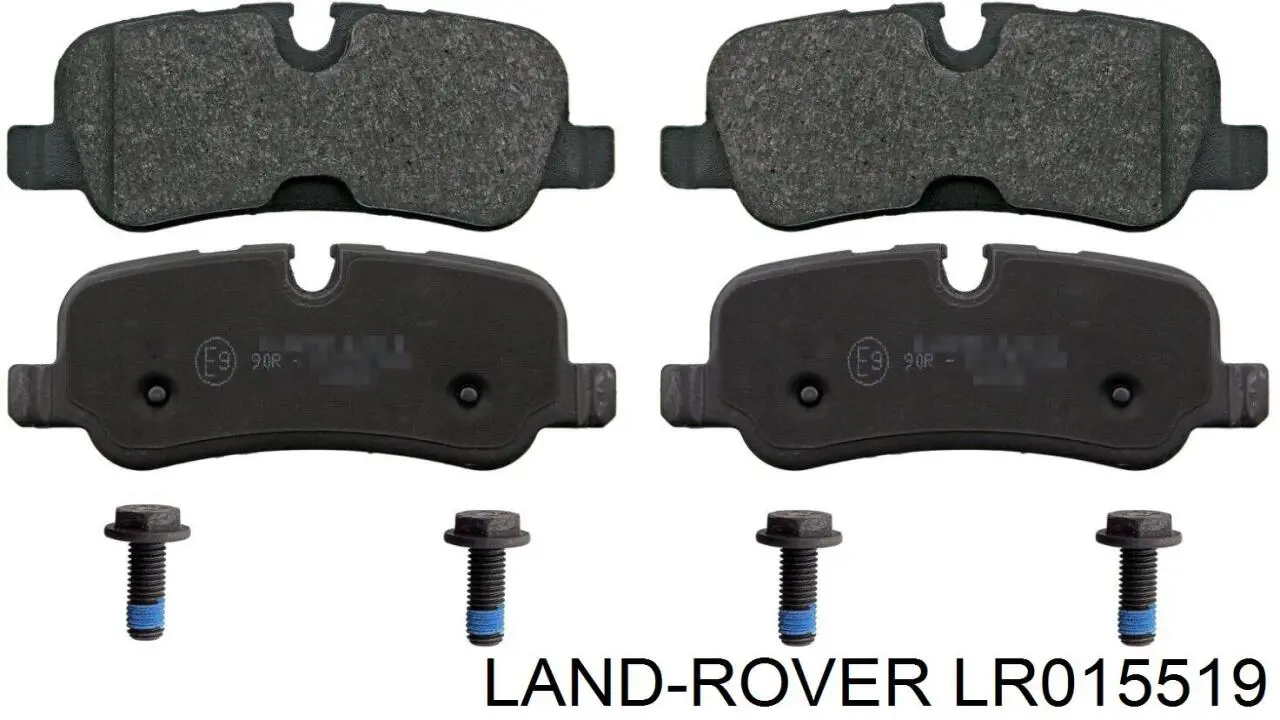 Колодки гальмові задні, дискові LR015519 Land Rover