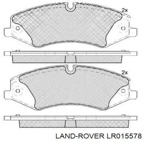 Передние тормозные колодки LR015578 Land Rover