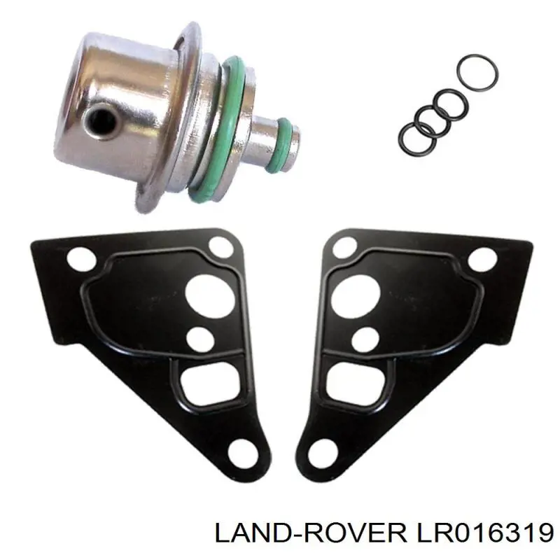 Regulador de pressão de combustível na régua de injectores para Land Rover Discovery (LJ ,LT)
