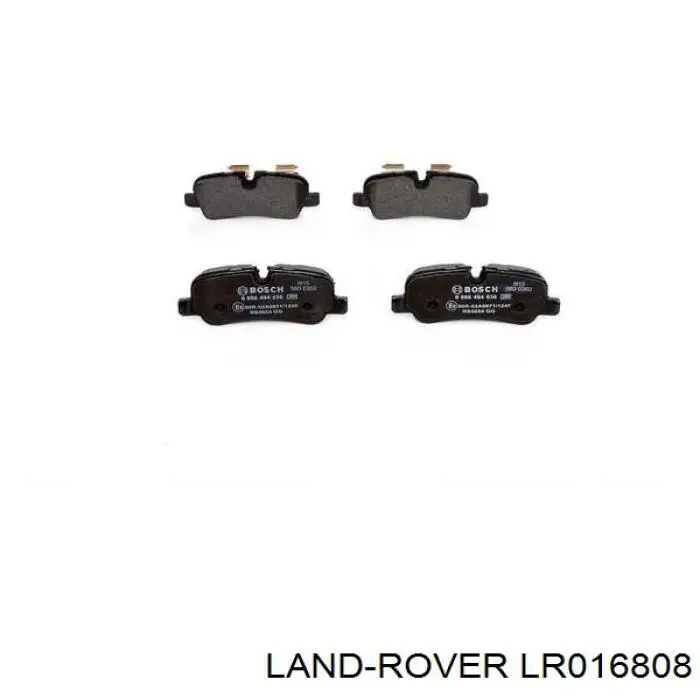 Купить LR016808 Land Rover Колодки тормозные задние, дисковые