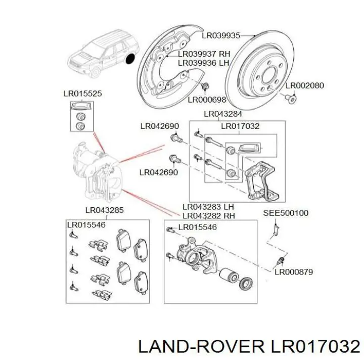 LR017032 Land Rover