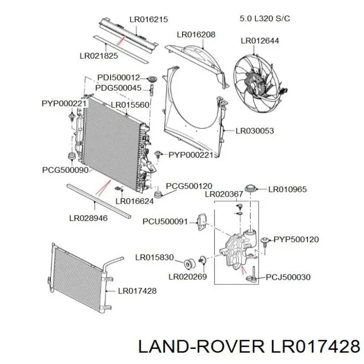  LR017428 Britpart