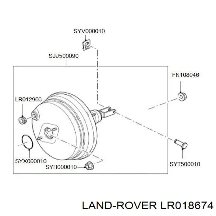 LR018674 Land Rover 
