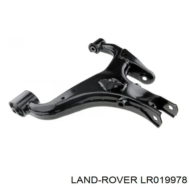 LR019978 Land Rover braço oscilante inferior esquerdo de suspensão traseira