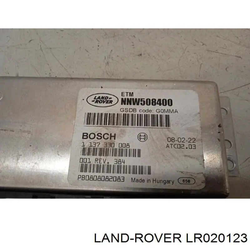 NNW508400 Land Rover 